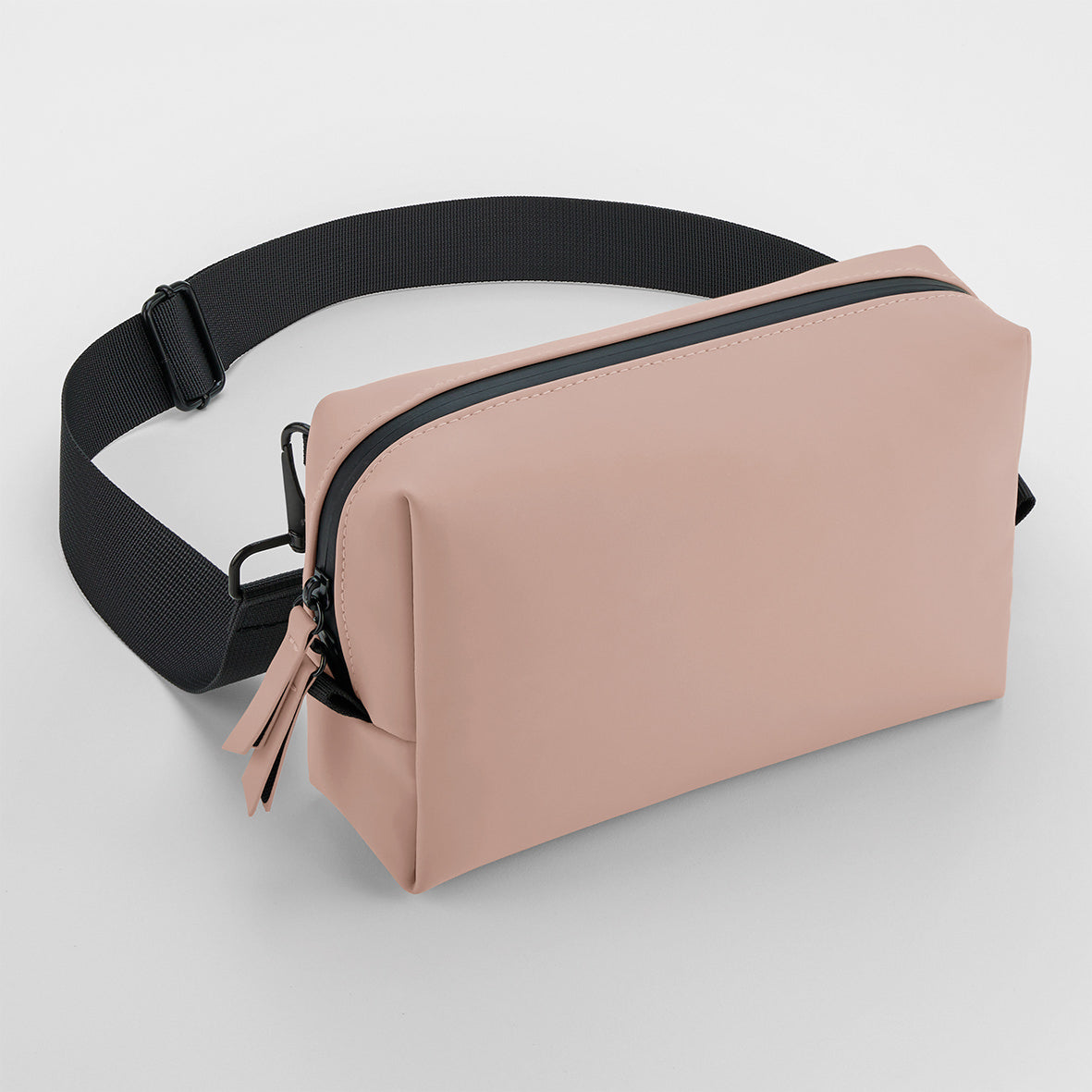 Bagbase Matte PU Cross-Body Bag Water-Repellent Adjustable Strap 1L Capacity