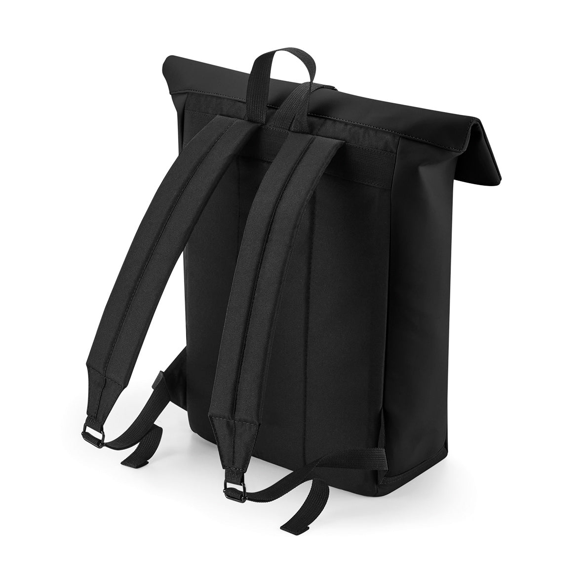 Bagbase Matte PU Rolltop Backpack Water-Repellent Padded Laptop Sleeve 15.6"