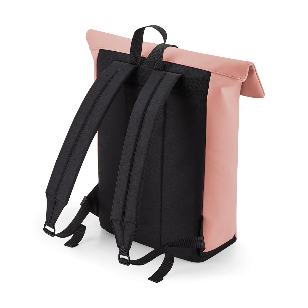 Bagbase Matte PU Rolltop Backpack Water-Repellent Padded Laptop Sleeve 15.6"