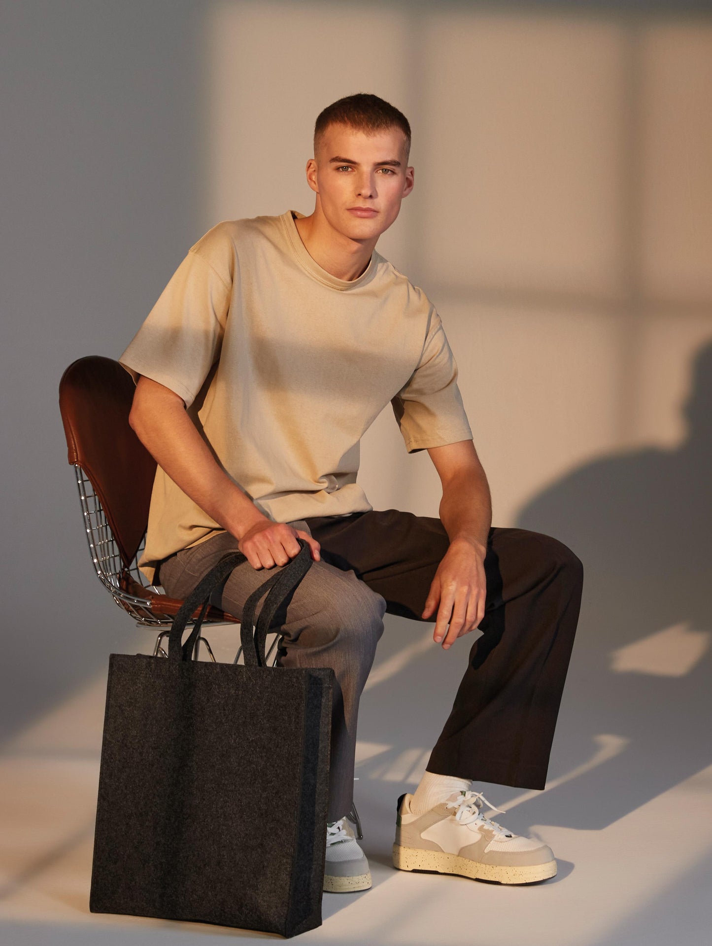 Bagbase Felt Tote Bag 15L Multi-Use Capacity Hand or Shoulder Carry BSCI
