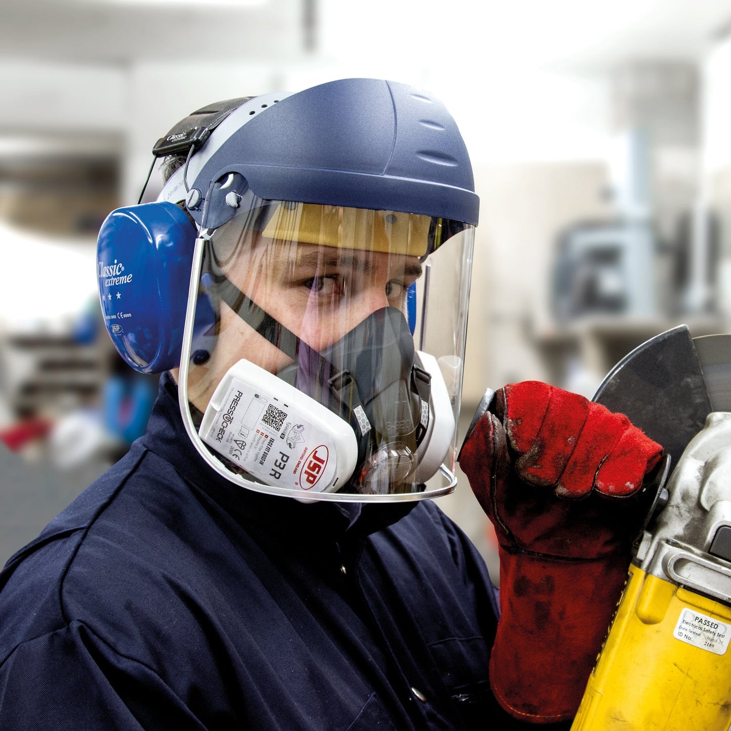 JSP Force8 Half-Mask with P3 Filters and Typhoon Valve for Superior Fit