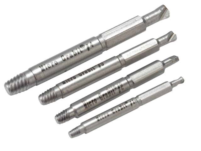 BOA Micro Grabit Set 4 Piece Precision Screw Extractor for Electronics Repair
