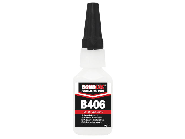 Bondloc B415 High Viscosity Cyanoacrylate Adhesive 20g for Metal, Plastic, Wood