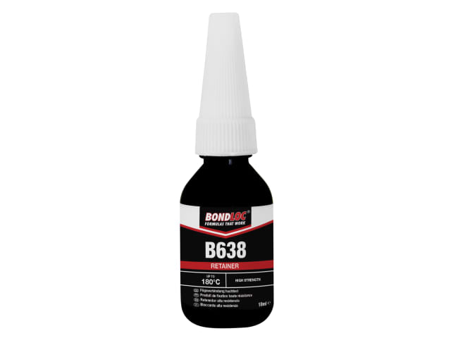 Bondloc B638 High Strength Retainer 10ml Urethane Acrylate for Cylindrical Parts