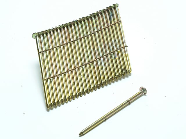 Bostitch 28Â° Galvanised Smooth Shank Stick Nails 3.1x90mm Pack of 2000