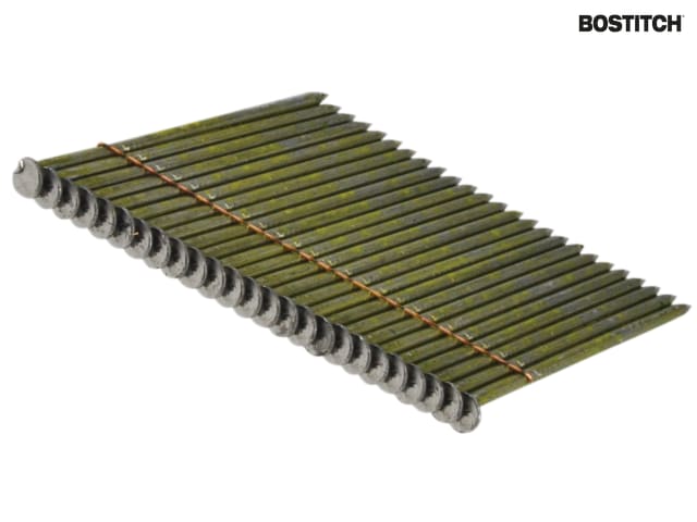 Bostitch 28Â° Smooth Shank Stick Nails 2.8 x 75mm Pack of 2000 for Framing