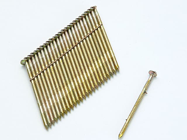 Bostitch 28Â° Galvanised Ring Shank Stick Nails 3.1x90mm Pack of 2000