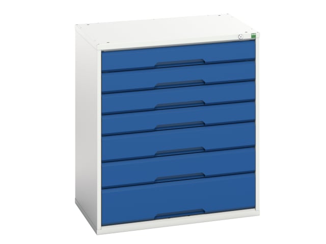 Bott Verso 7 Drawer Cabinet 800mm Steel Storage Unit with Extension Drawers