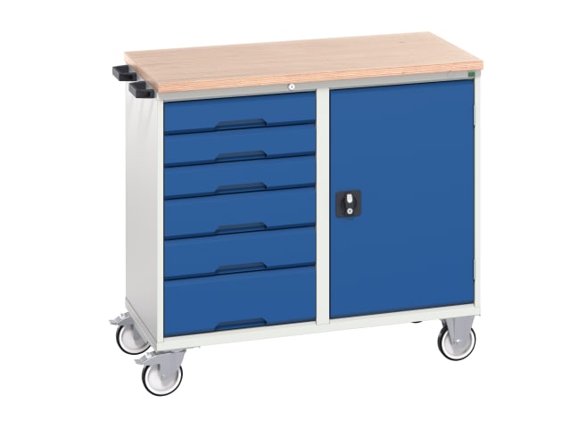 Bott Verso Maintenance Trolley 6 Drawer Mobile Cabinet with Castors and Handle