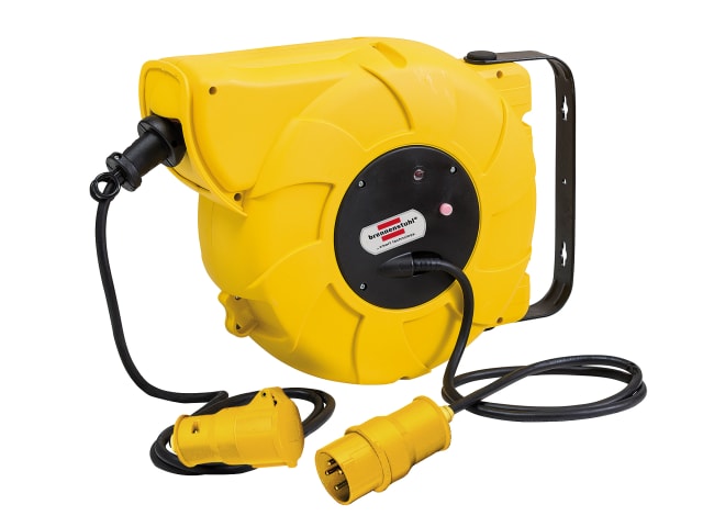 Brennenstuhl Auto Cable Reel 110V 9+2m 16A IP44 Outdoor Extension Lead