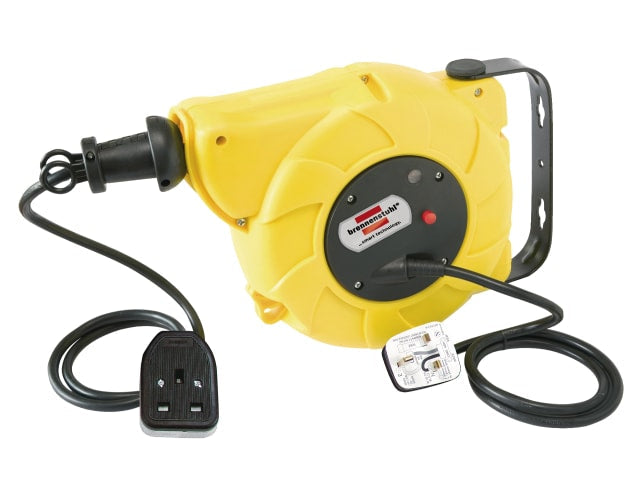 Brennenstuhl Auto Cable Reel 240V 13A 1-Socket 9m + 2m Indoor Extension Lead