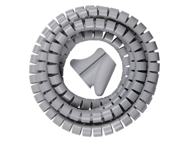 Brennenstuhl Spiral Coiled Cable Tidy 2.5m x 20mm with Winding Tool