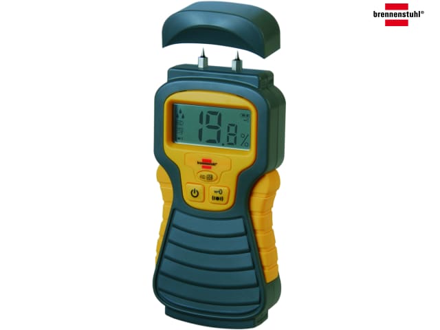 Brennenstuhl Moisture Detector with LCD Display and Hold Function - Wood & More