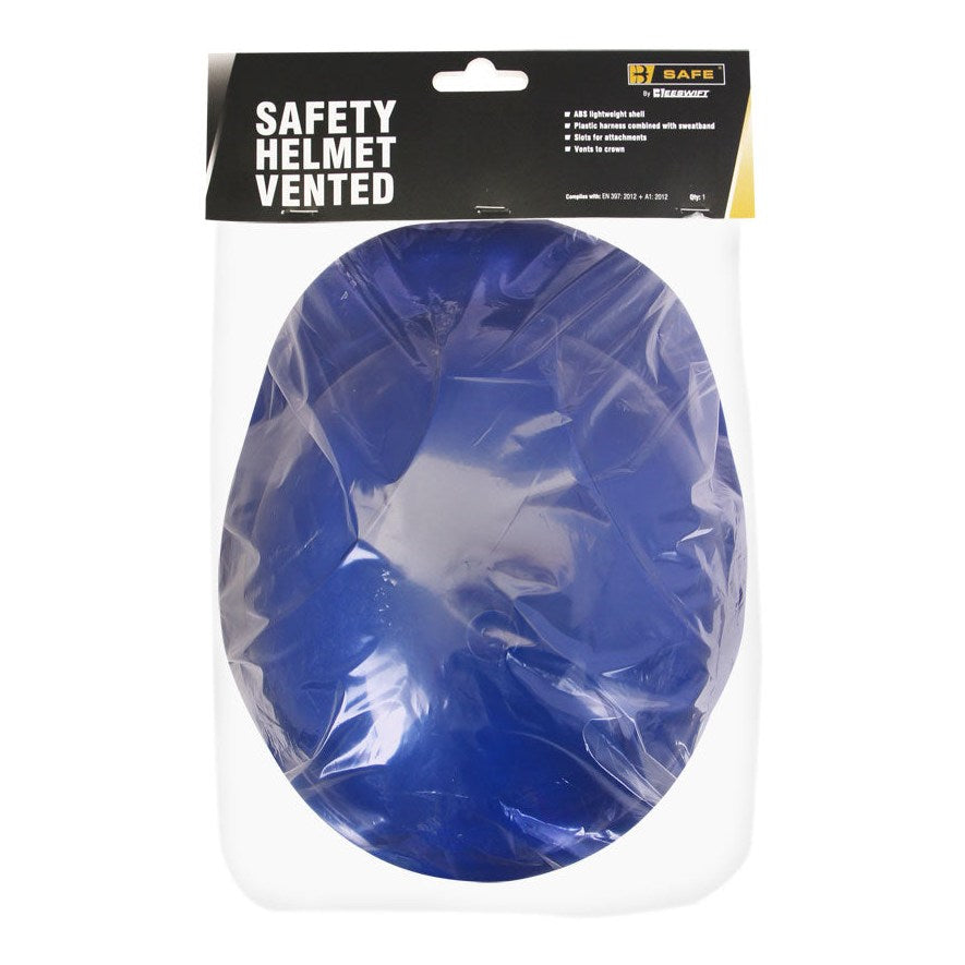 Beeswift Vented Safety Helmet ABS Shell Lightweight with Sweatband EN397