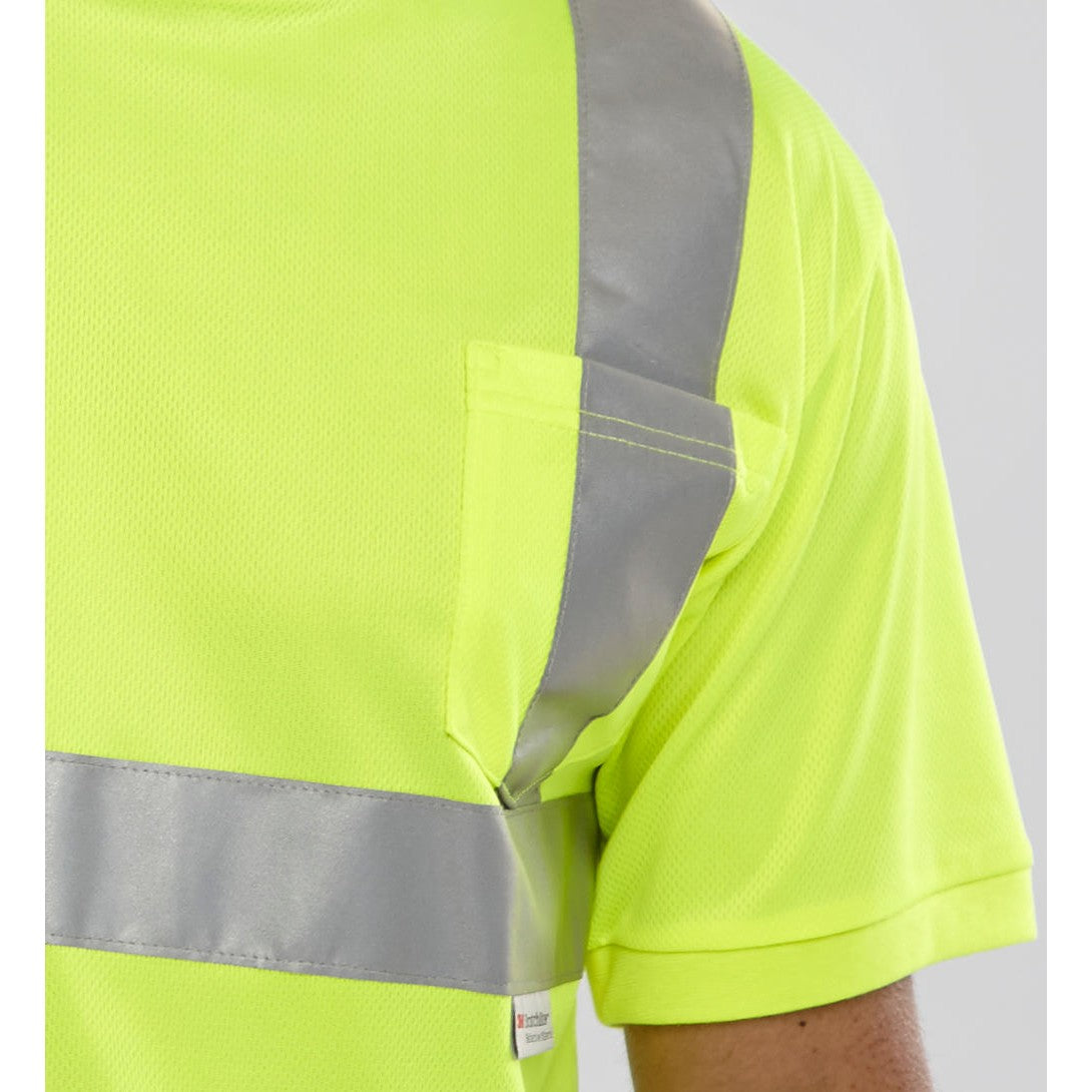 Beeswift High Visibility Crew Neck T-Shirt EN ISO 20471 Class 2 Reflective