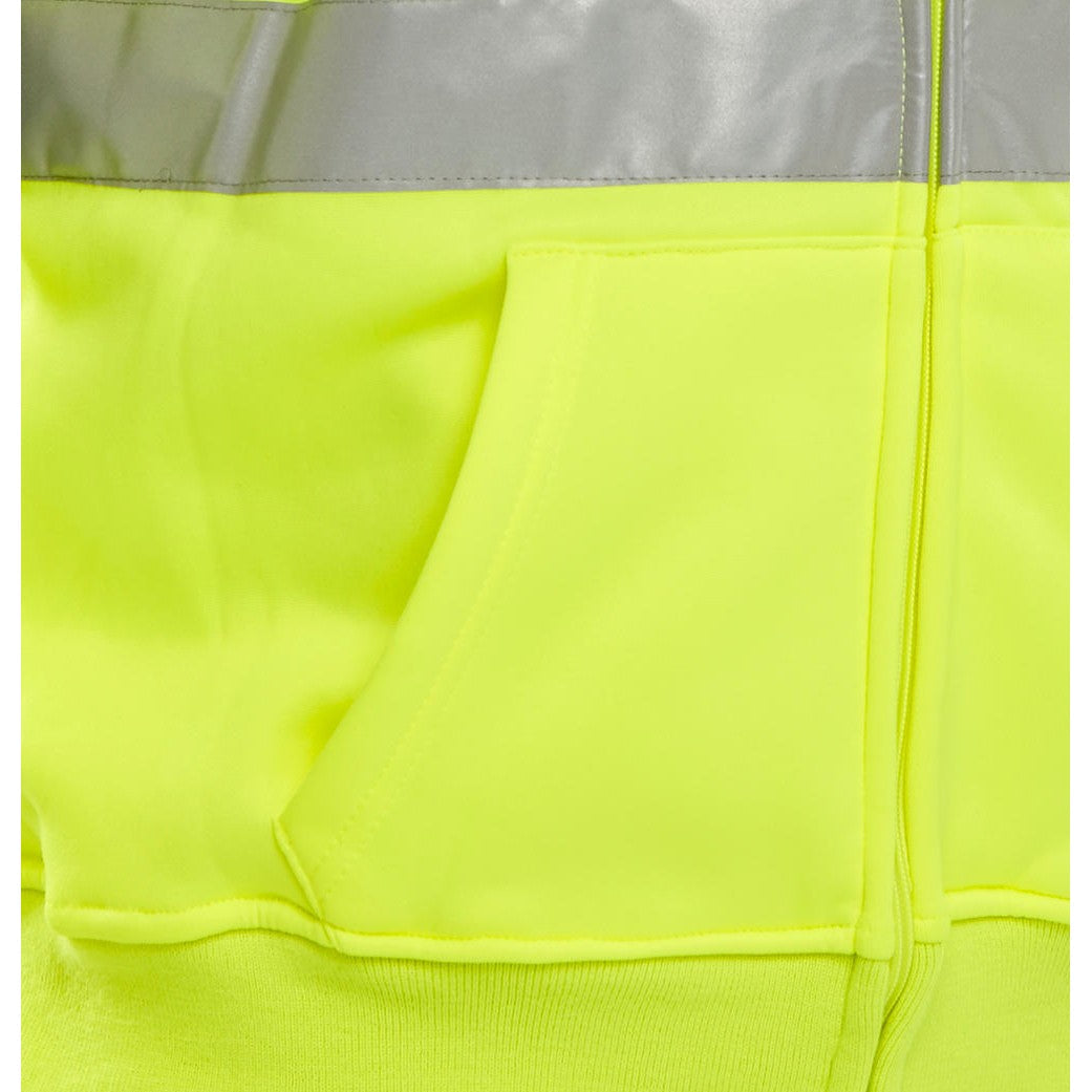 Beeswift High Visibility Hooded Zipped Sweatshirt EN ISO 20471 Class 3