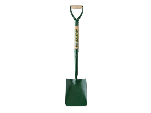 Bulldog 5202 Square Shovel 000 MYD 8in Width Hardwood Shaft 28in Handle