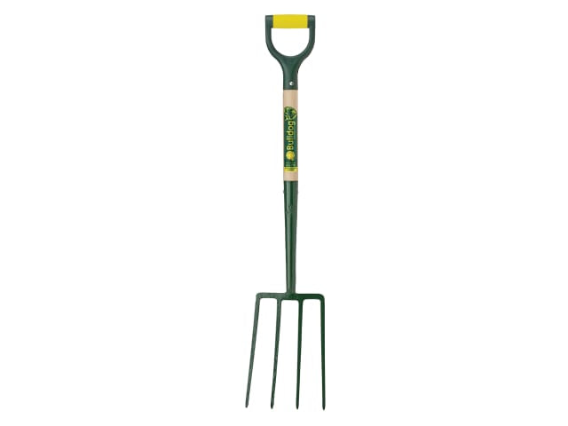 Bulldog Evergreen Digging Fork Carbon Steel Ash Shaft Ergonomic Handle