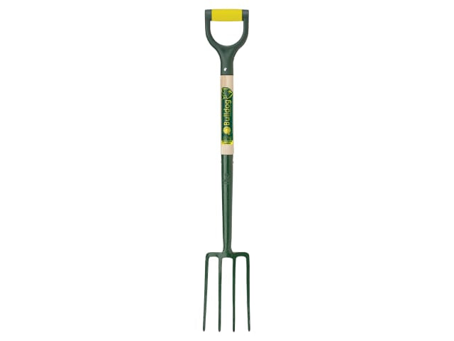 Bulldog Evergreen Border Fork Durable Carbon Steel Ash Shaft Ergonomic Handle