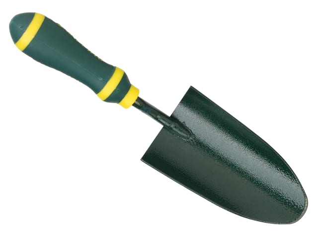 Bulldog Evergreen Hand Trowel CarbonSteel Durable Soft Touch Handle
