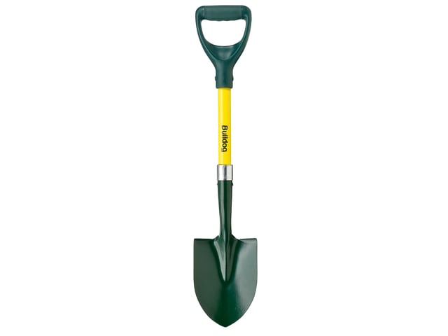 Bulldog Mini Round Mouth Shovel Lightweight Fibreglass Shaft D-Handle