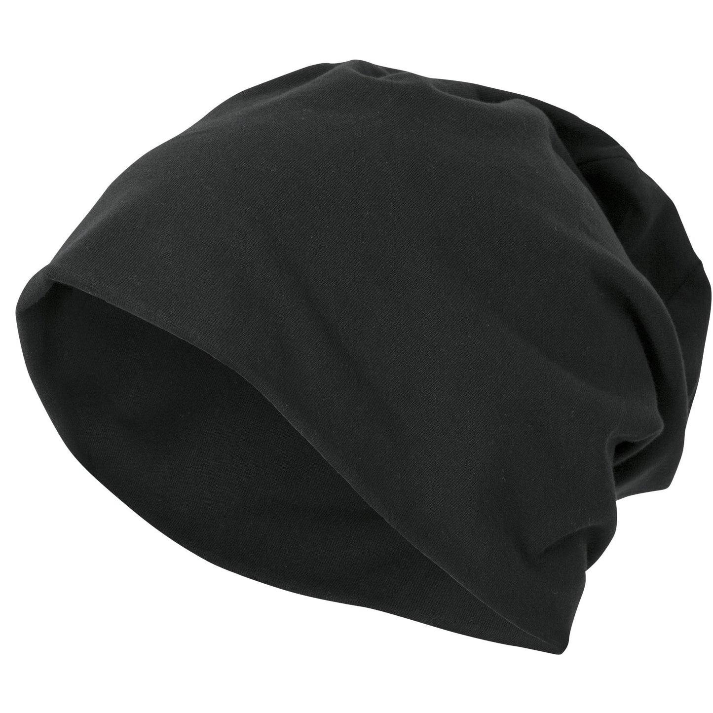 Build Your Brand Jersey Beanie 22cm Stretch Fabric for Printing Neutral Colours