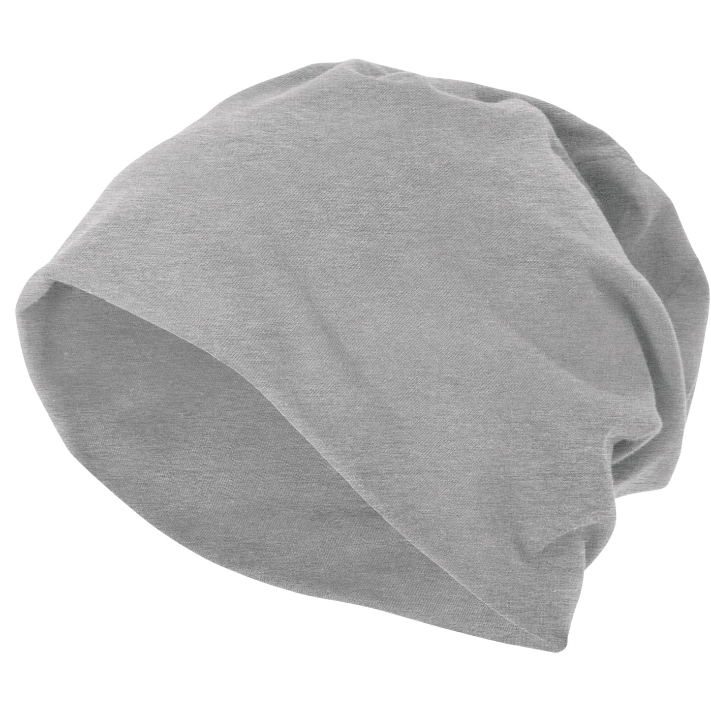 Build Your Brand Jersey Beanie 22cm Stretch Fabric for Printing Neutral Colours