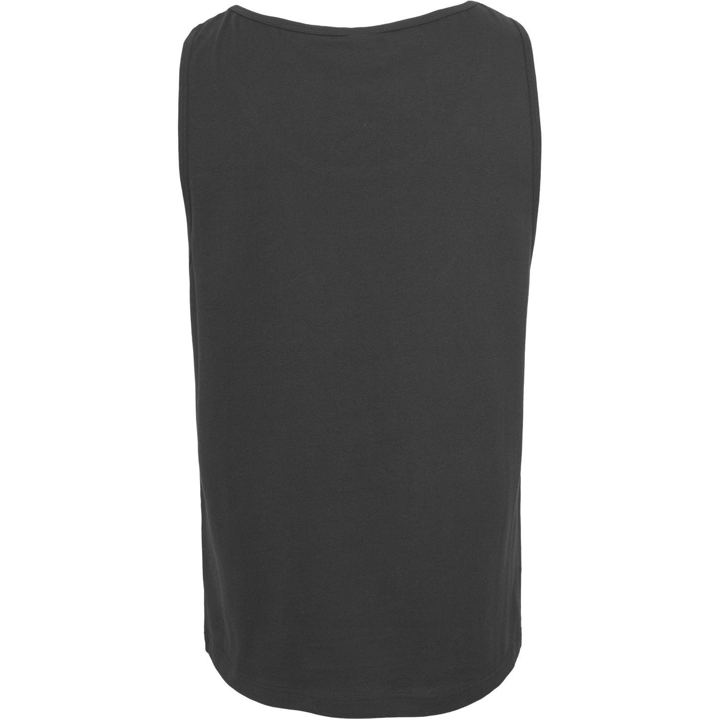 Build Your Brand Jersey Big Tank Top Long Fit Wide Armholes Casual Wear