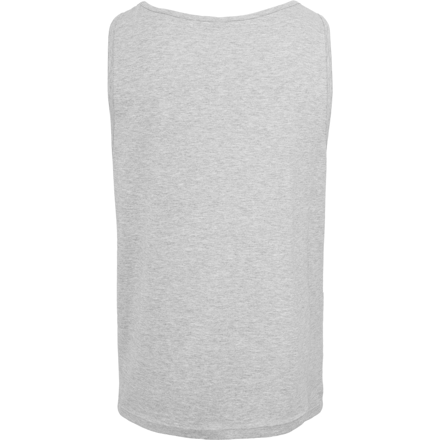 Build Your Brand Jersey Big Tank Top Long Fit Wide Armholes Casual Wear