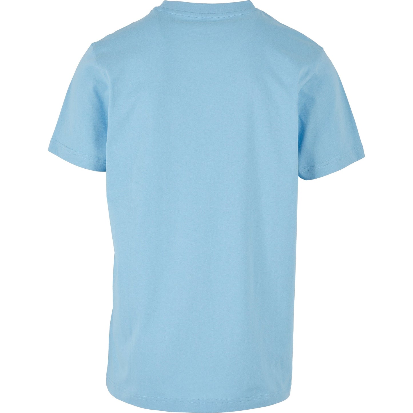 Build Your Brand Baltic Blue T-Shirt Round Neck Soft Cotton Slim Fit XS-5XL