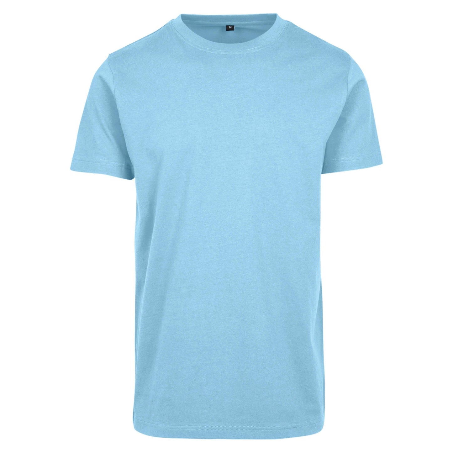 Build Your Brand Baltic Blue T-Shirt Round Neck Soft Cotton Slim Fit XS-5XL