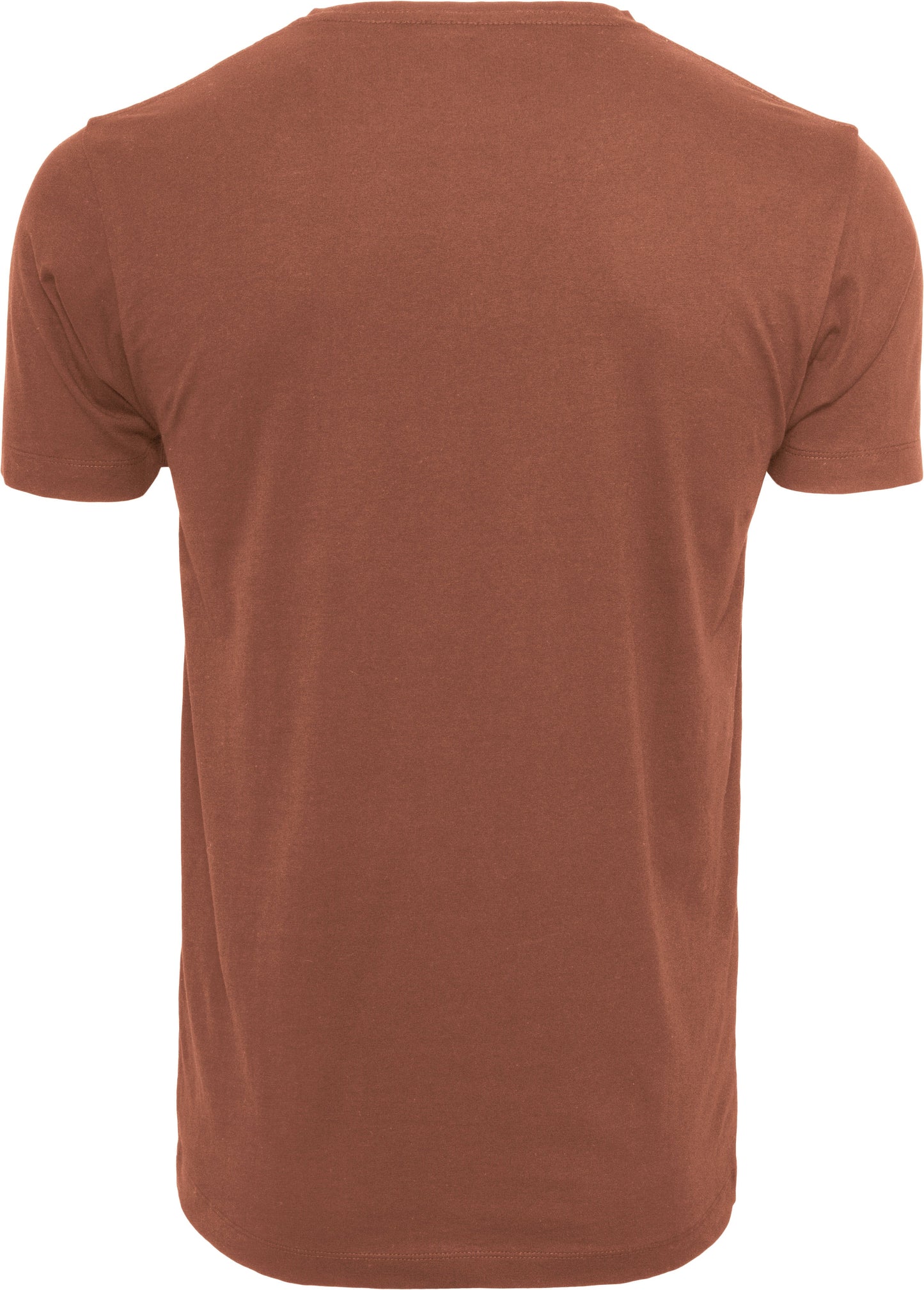 Build Your Brand T-Shirt Round Neck Bark Soft Cotton Casual Slim Fit