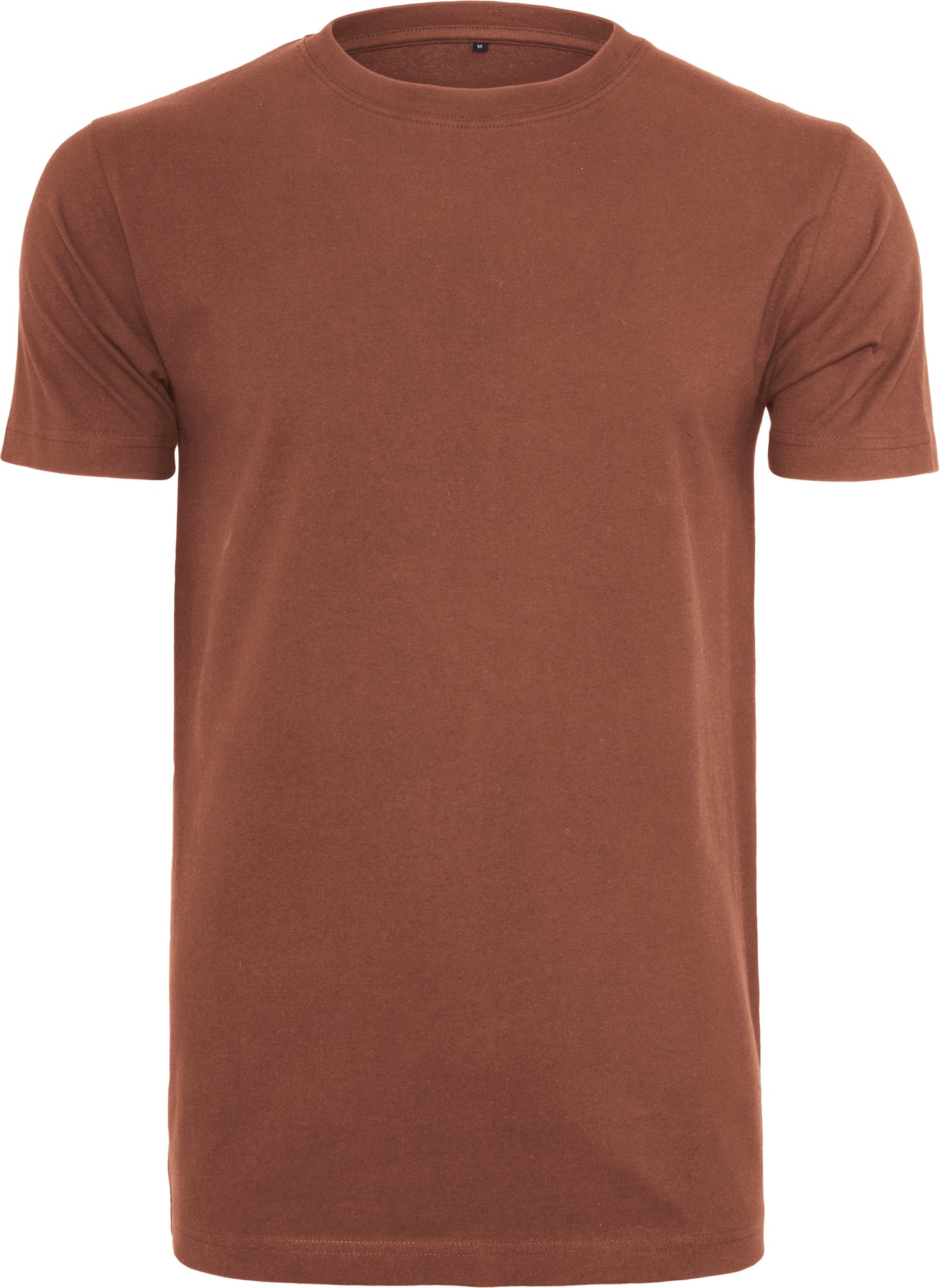 Build Your Brand T-Shirt Round Neck Bark Soft Cotton Casual Slim Fit