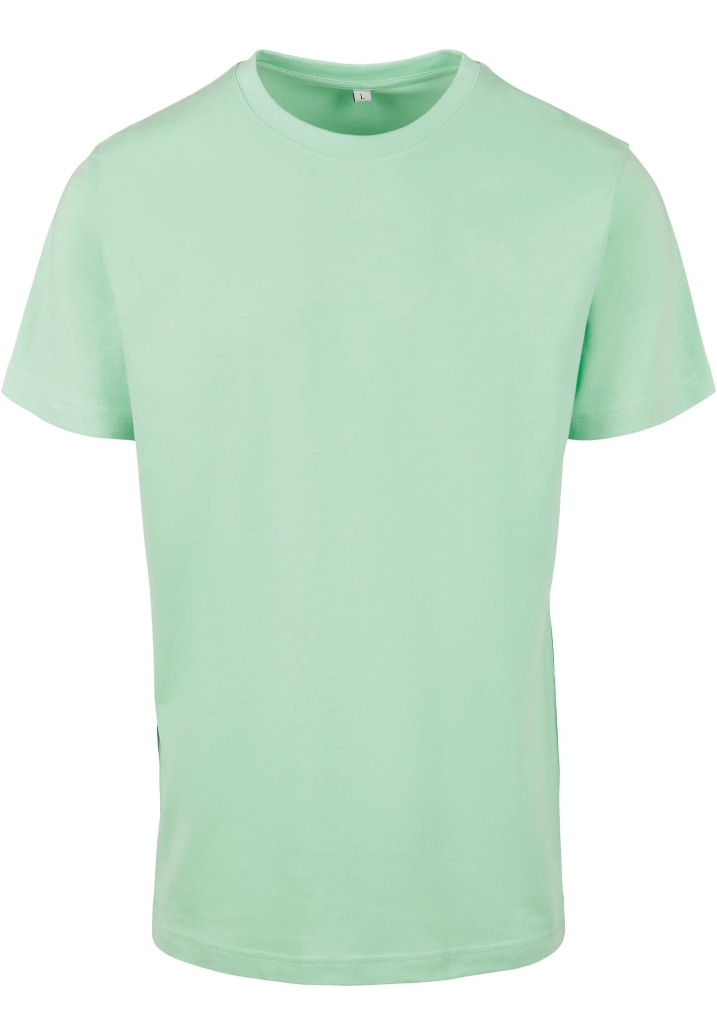Build Your Brand Neo Mint T-Shirt Round Neck Soft Cotton Casual Basic