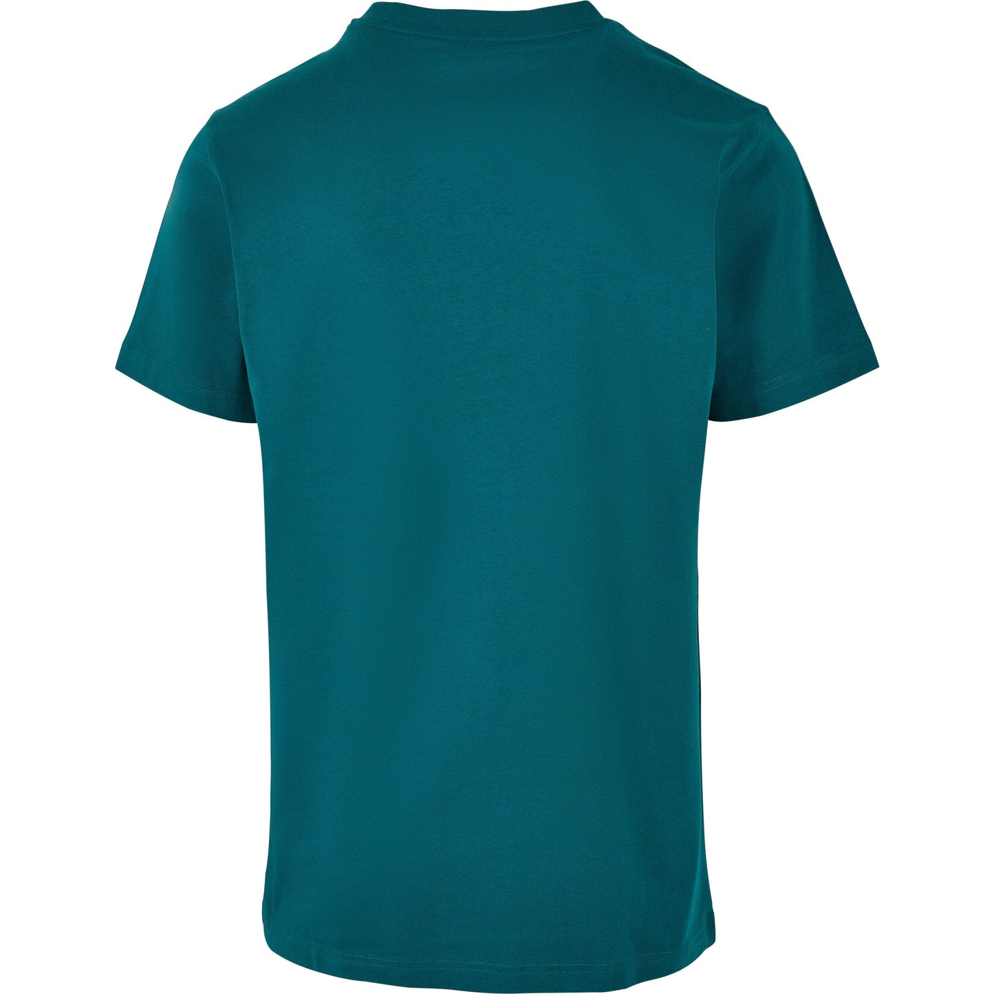 Build Your Brand Retro Green T-Shirt Round Neck Soft Cotton Casual Fit