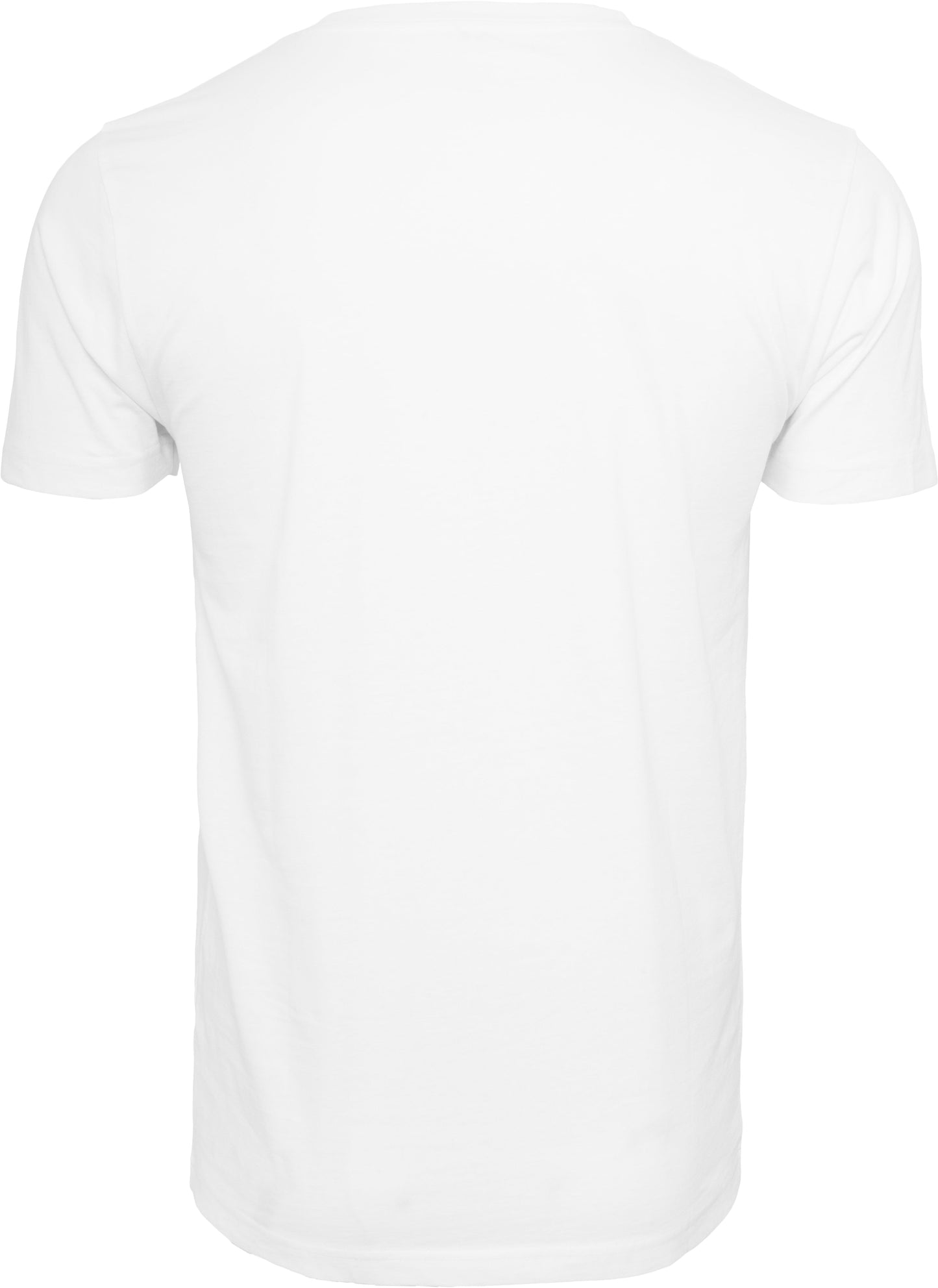 Build Your Brand White T-Shirt Round Neck Soft Cotton Casual Basic S-5XL
