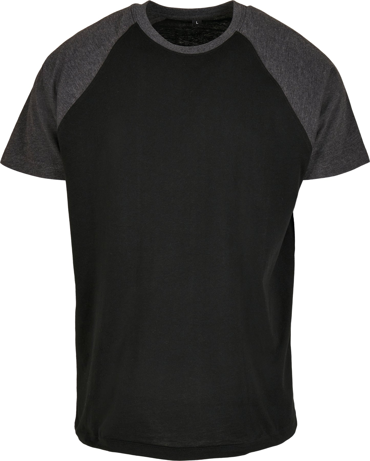 Build Your Brand Contrast Raglan Tee 100% Cotton Summer Shirt for Rebranding