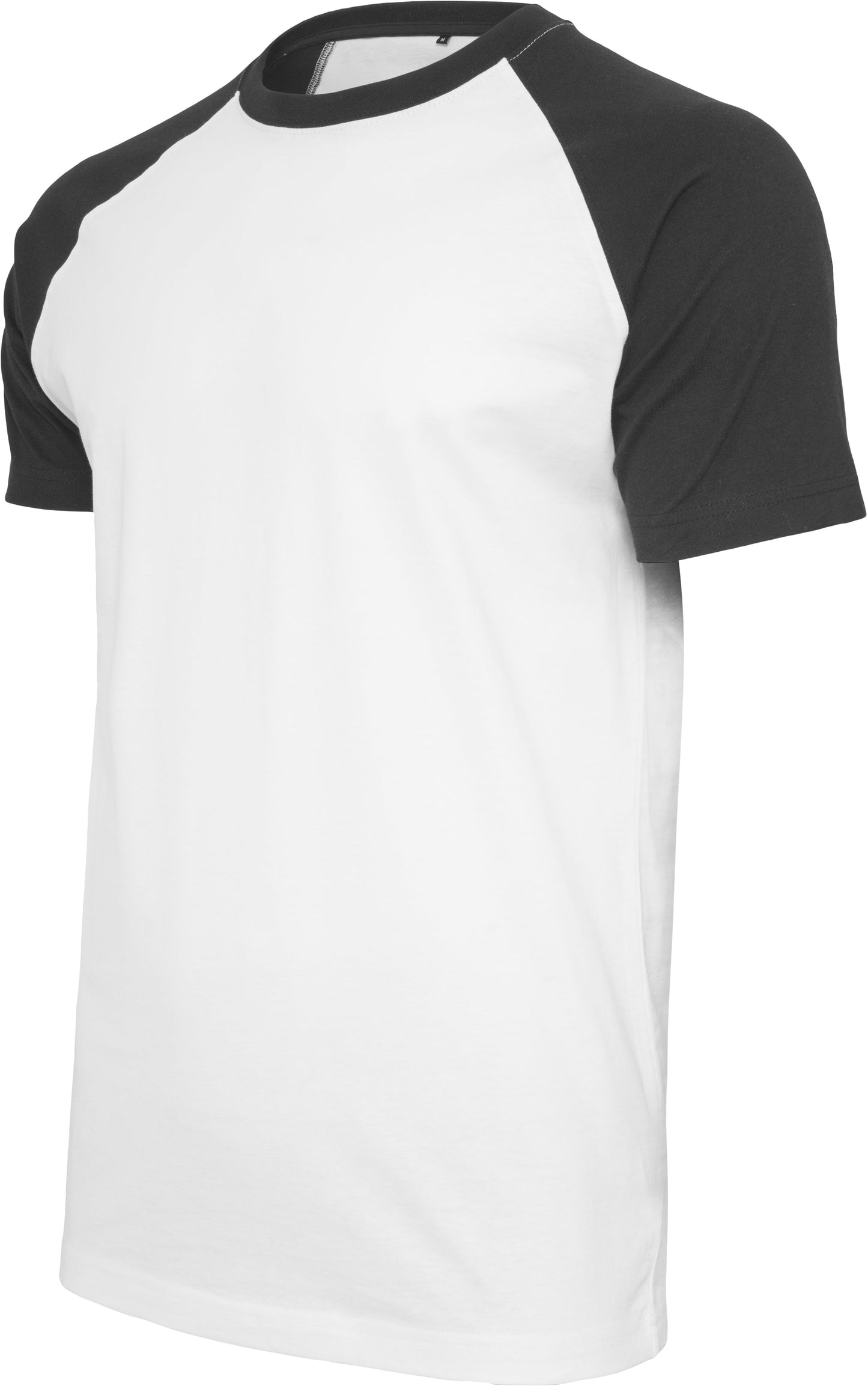 Build Your Brand Contrast Raglan Tee 100% Cotton Summer Shirt for Rebranding