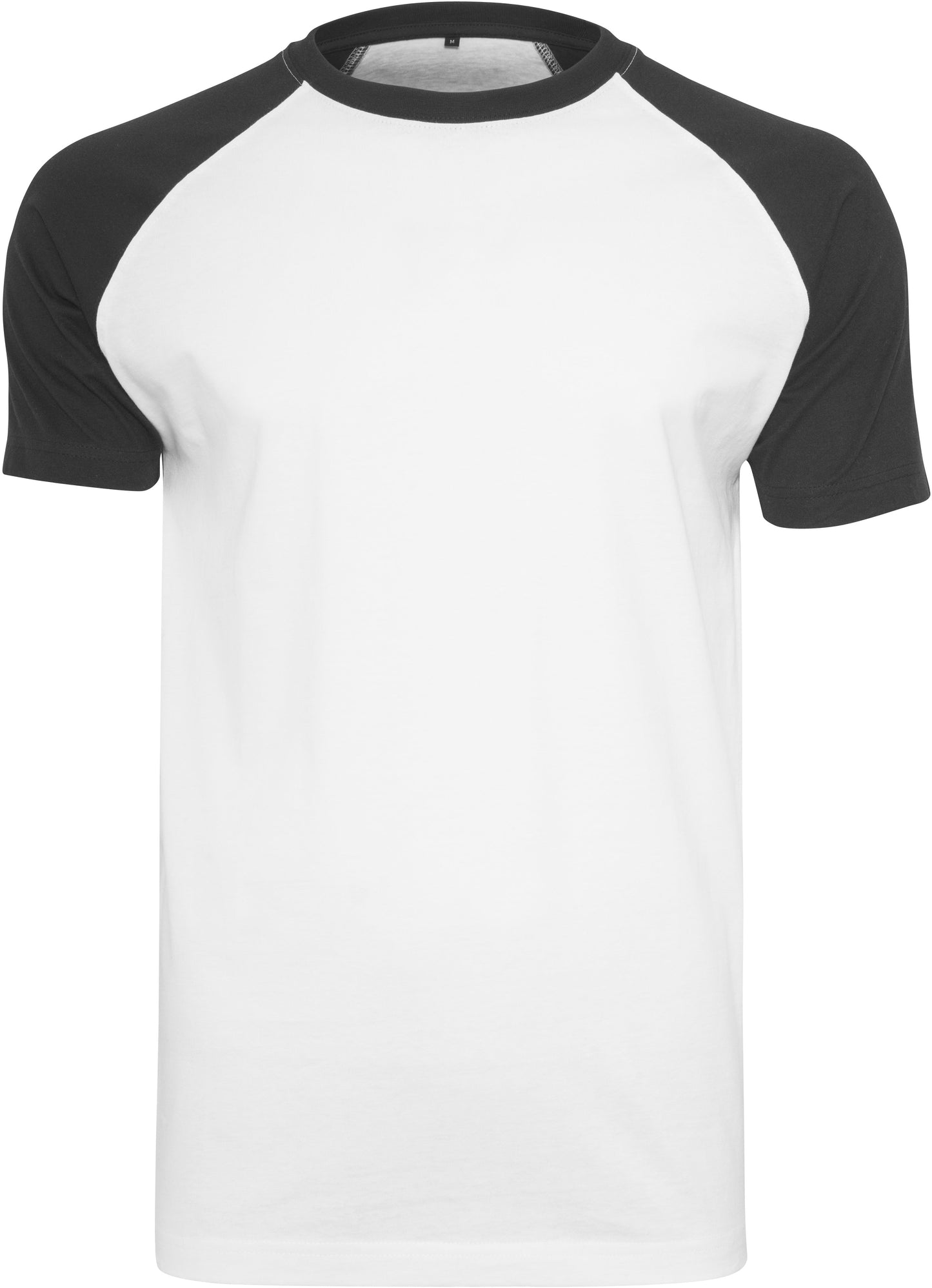 Build Your Brand Contrast Raglan Tee 100% Cotton Summer Shirt for Rebranding