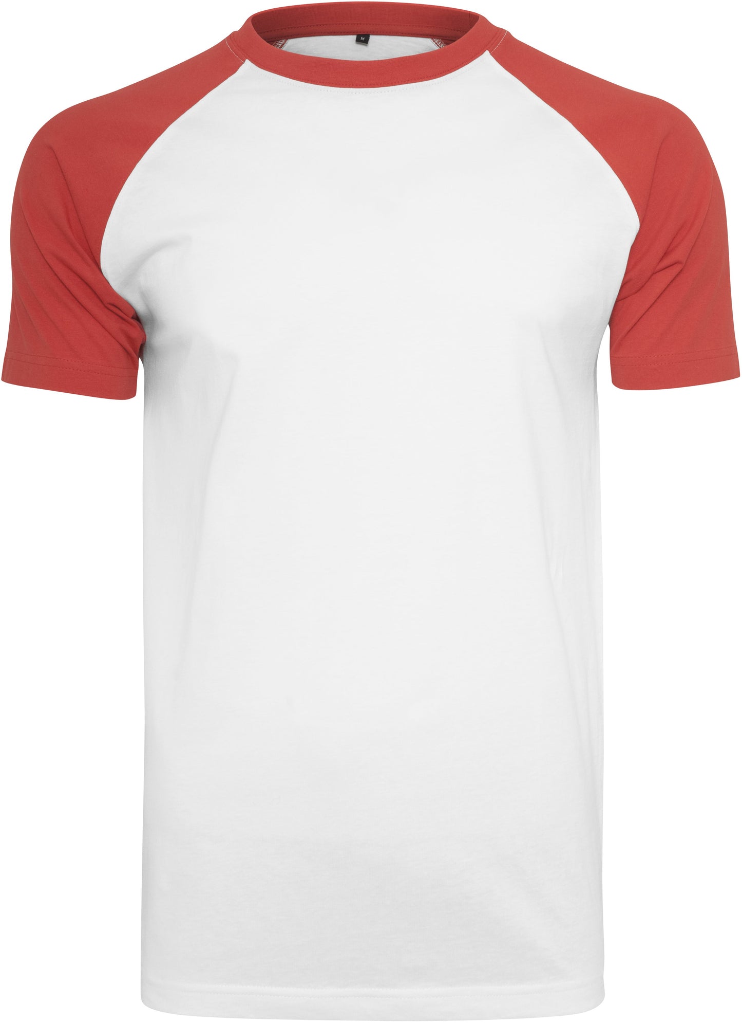 Build Your Brand Contrast Raglan Tee 100% Cotton Summer Shirt for Rebranding