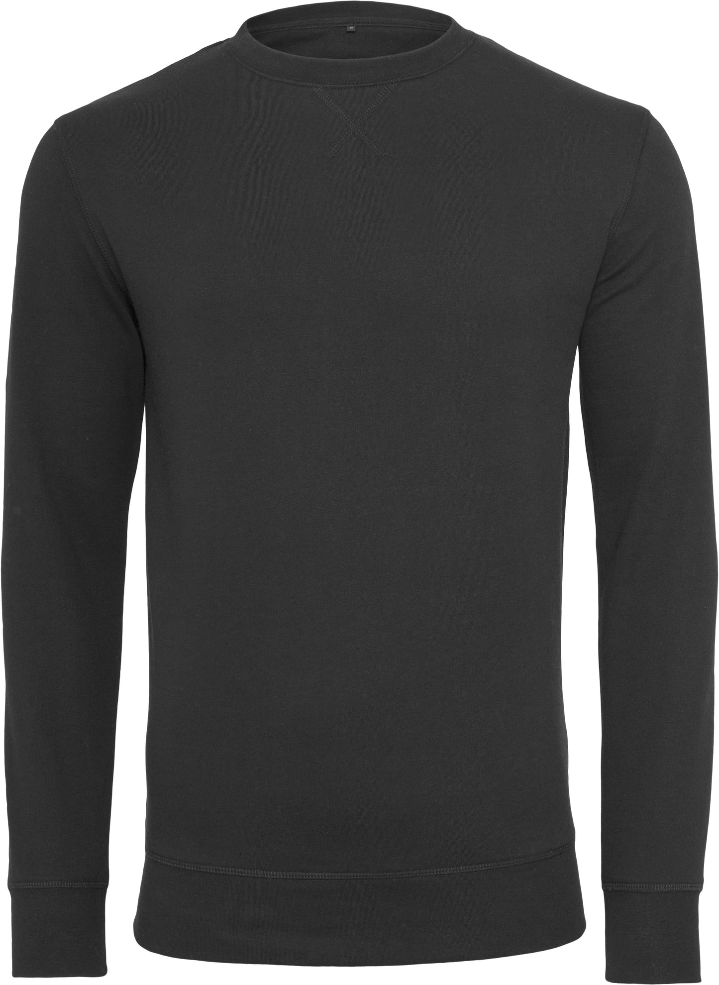 Build Your Brand Light Crew Sweatshirt Customizable Cotton Casual Wear
