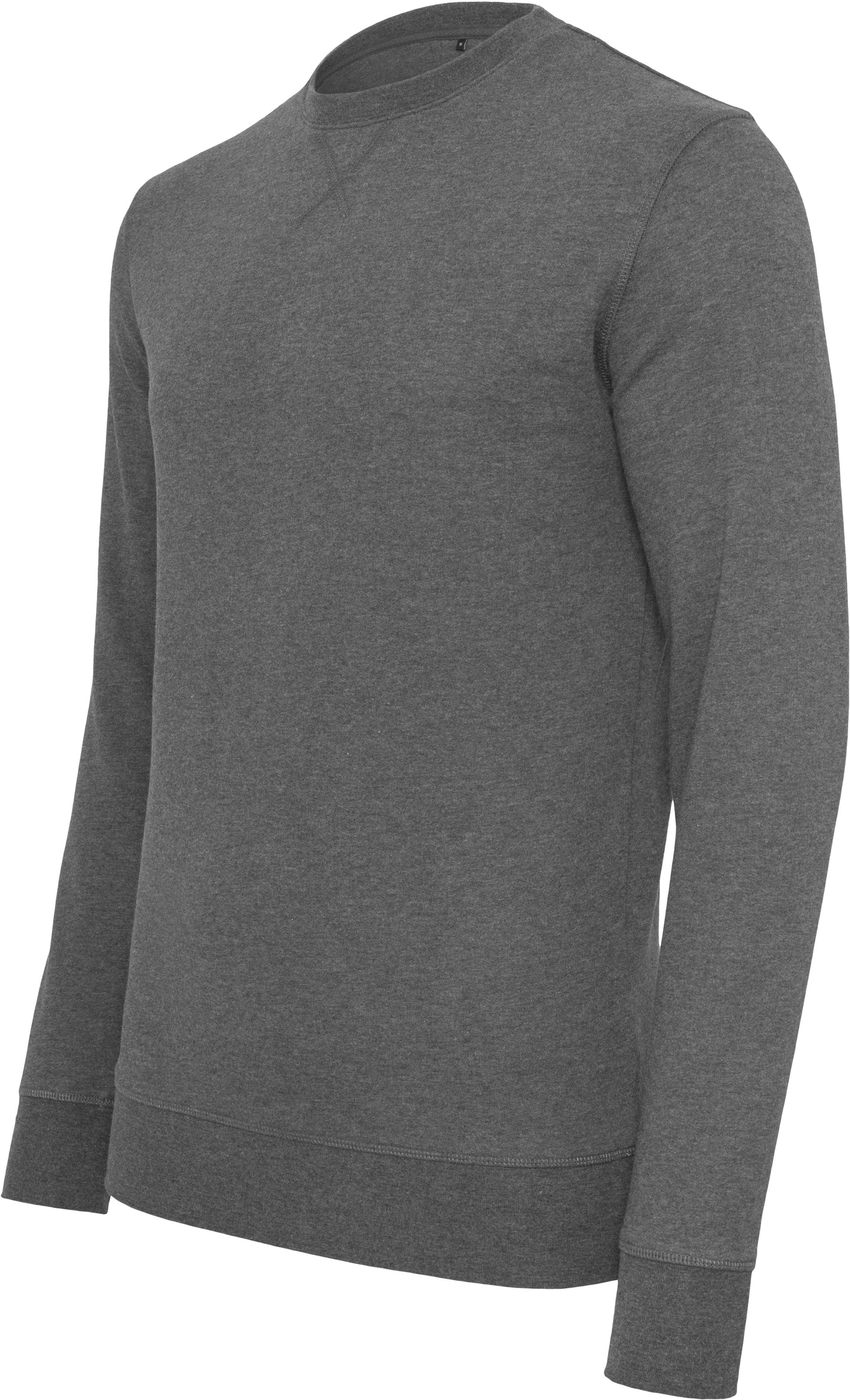 Build Your Brand Light Crew Sweatshirt Customizable Cotton Casual Wear