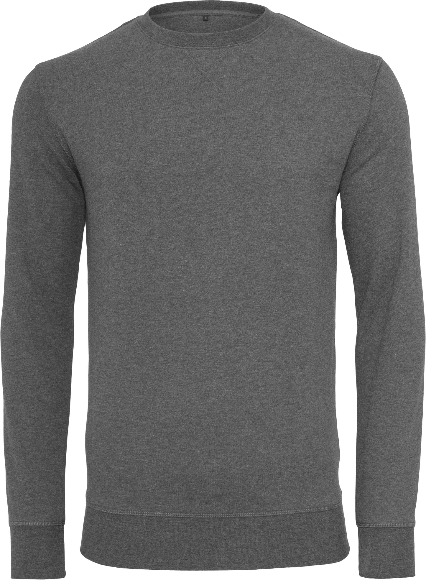 Build Your Brand Light Crew Sweatshirt Customizable Cotton Casual Wear