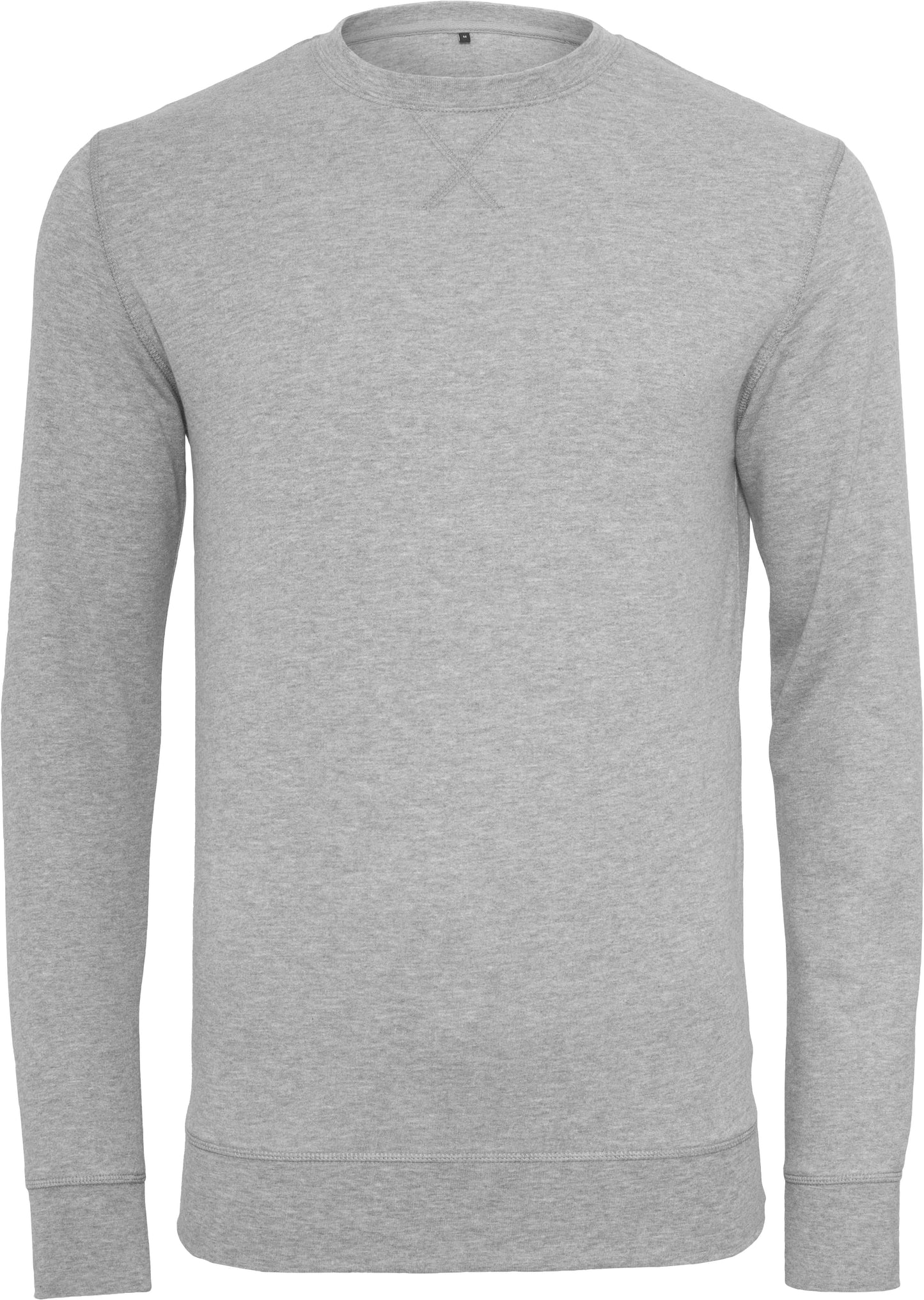 Build Your Brand Light Crew Sweatshirt Customizable Cotton Casual Wear