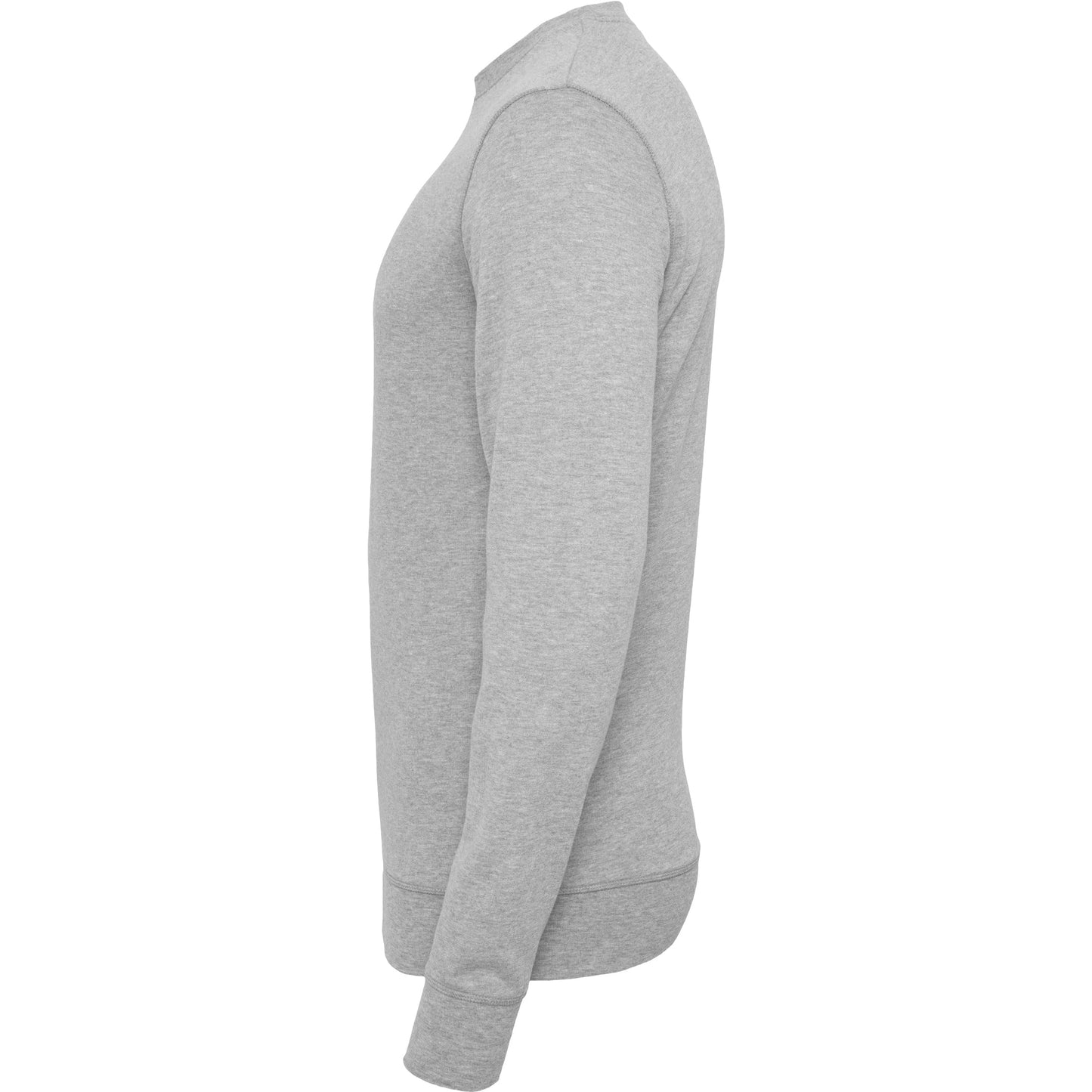 Build Your Brand Light Crew Sweatshirt Customizable Cotton Casual Wear