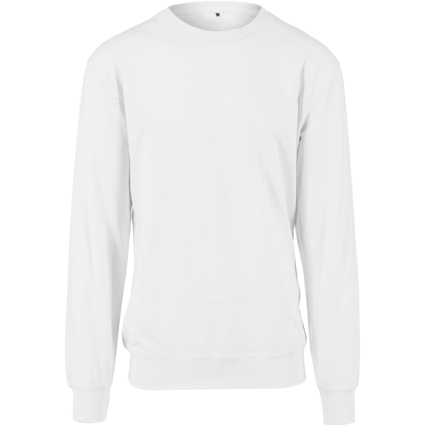 Build Your Brand Light Crew Sweatshirt Customizable Cotton Casual Wear