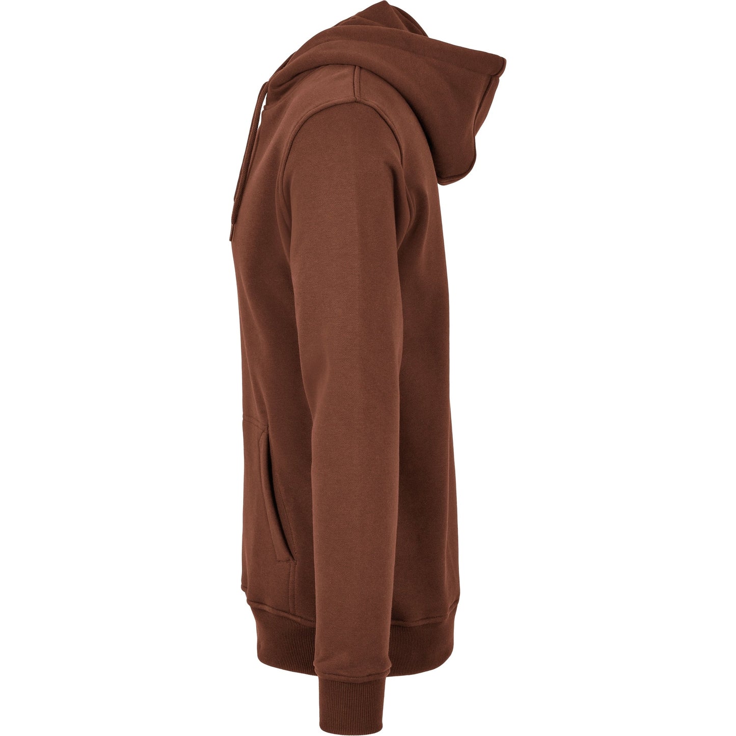 Build Your Brand Heavy Hoodie Bark Adjustable Hood Kangaroo Pocket FAMA