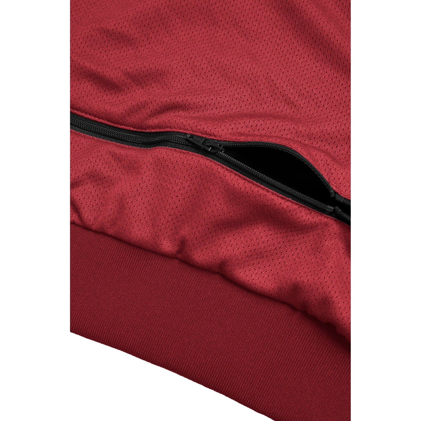 Build Your Brand Wind Runner Jacket Water-Resistant Mesh Lining Hooded Casual