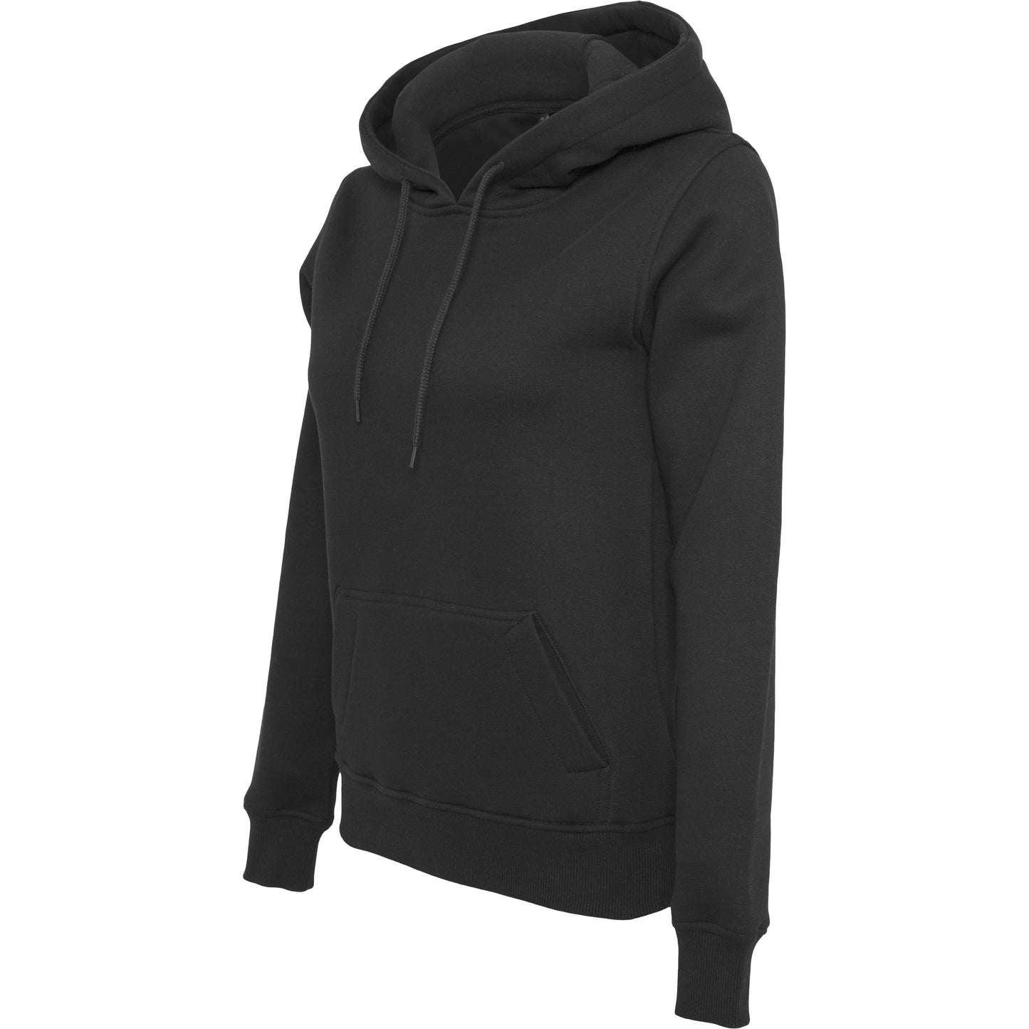 Build Your Brand Women's Heavy Hoodie Soft Cotton Blend Long Cut Kangaroo Pocket