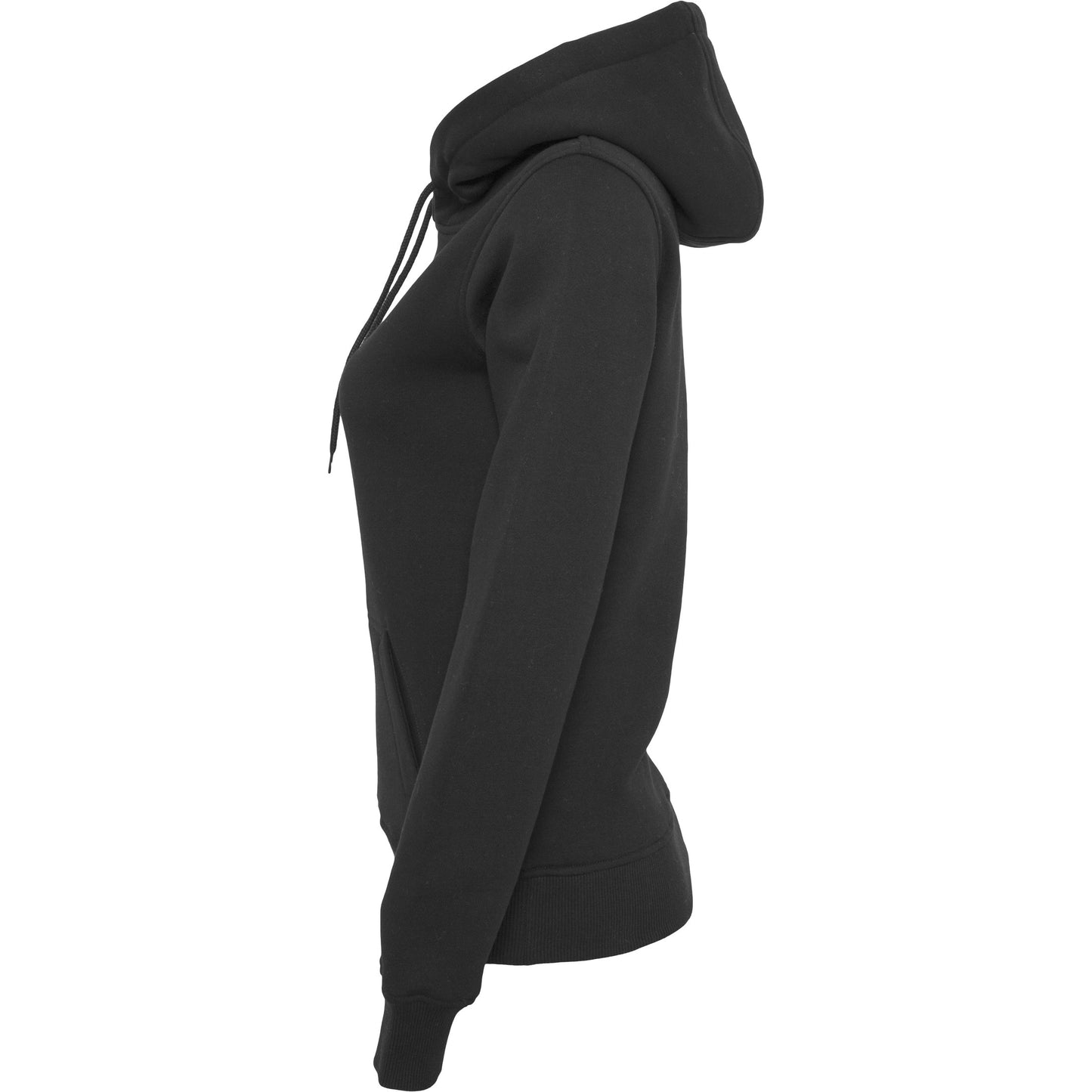 Build Your Brand Women's Heavy Hoodie Soft Cotton Blend Long Cut Kangaroo Pocket